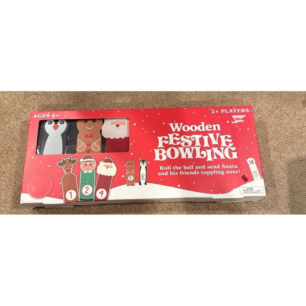Wooden‎ Festive Bowling